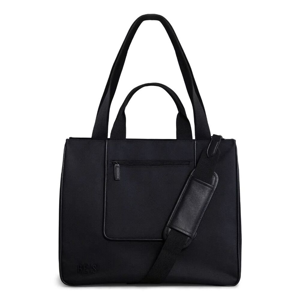 BEIS NWT The East/West Tote in BLACK - Picture 5 of 10